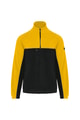 Heren Fleece vest Tweekleurige ecologishe WK904 BLACK-YELLOW